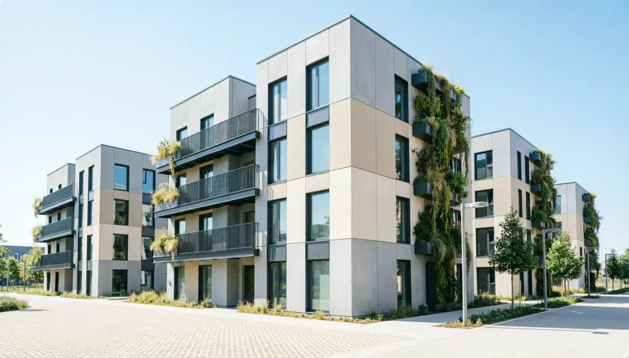 Реконструируемые жилые дома с обновлением фасада