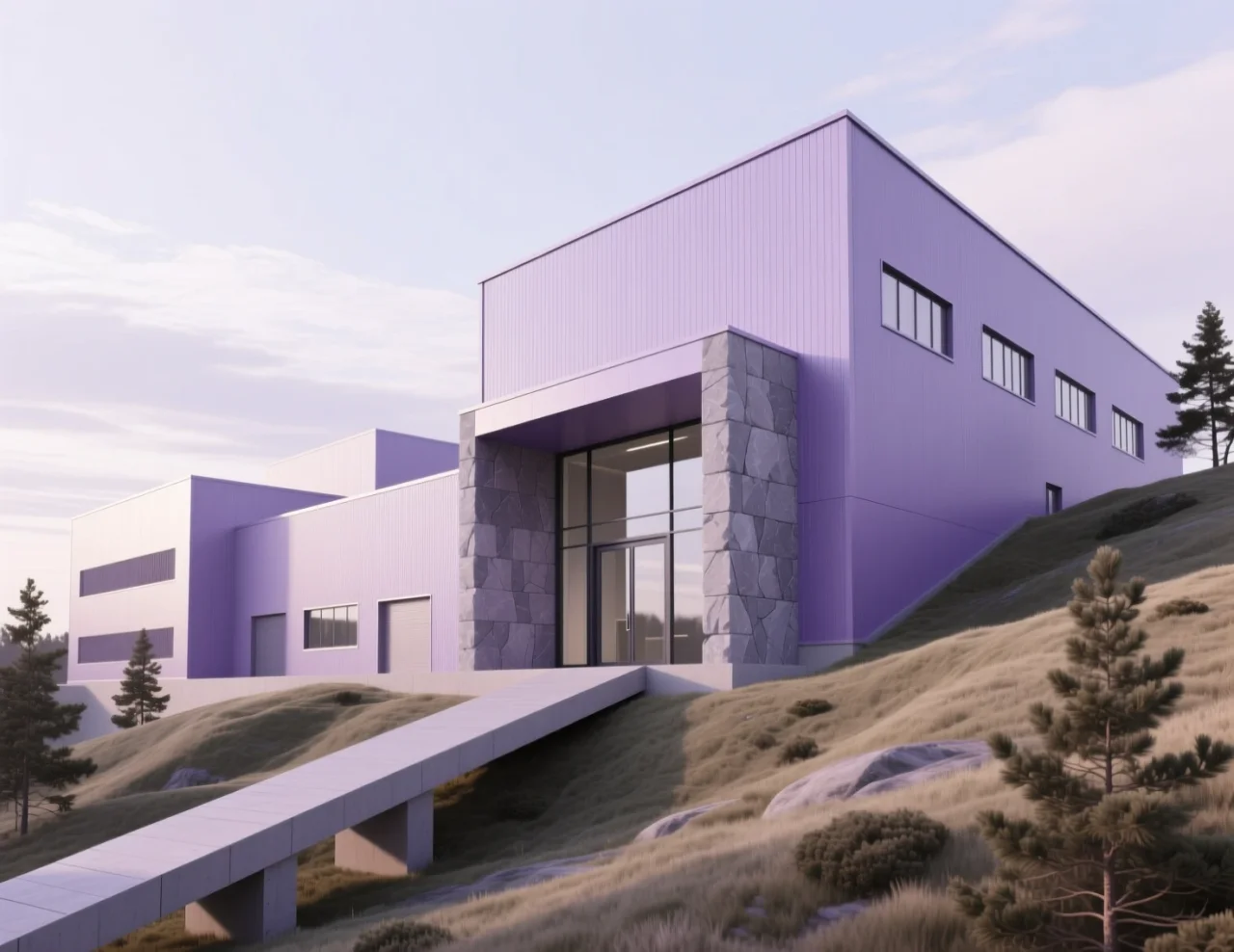 Архитектура и экстерьер: Визуализация фасадов, входных групп, привязка к рельефу