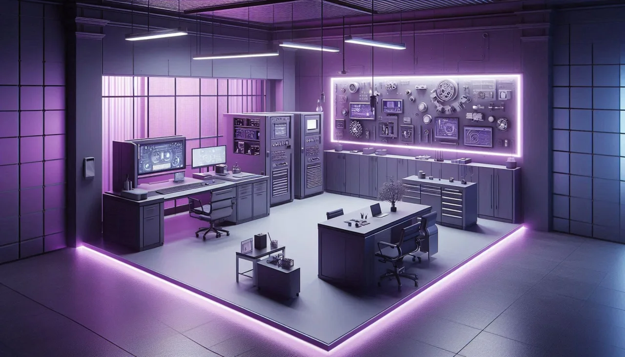 Интерьеры и оборудование: Детализация цехов, размещение станков и коммуникаций