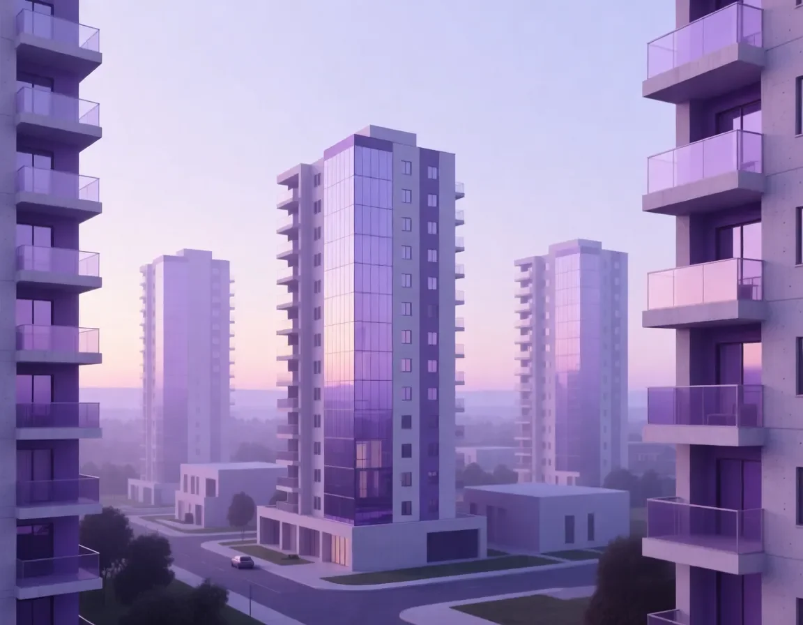 Многоэтажные жилые дома и ЖК