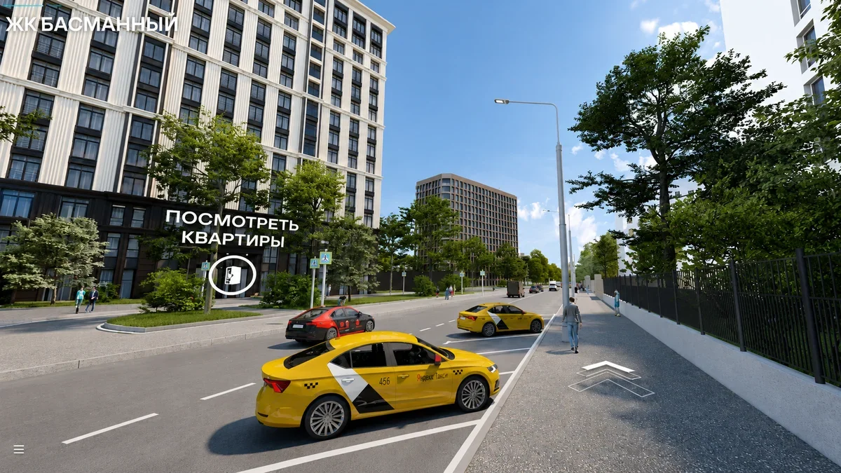 Цифровой макет жилого комплекса PlayEstate — интерактивный 3D-интерфейс
