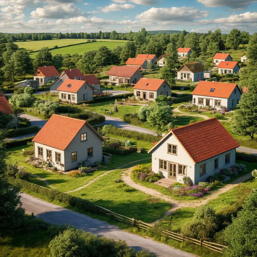 Создание цифрового двойника коттеджного поселка