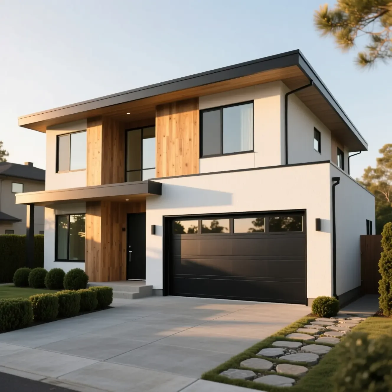 Модель основного здания и всех построек