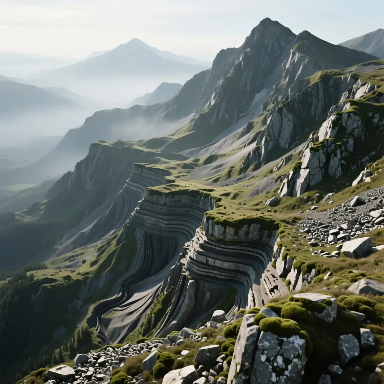 Проработка рельефа и высотных отметок