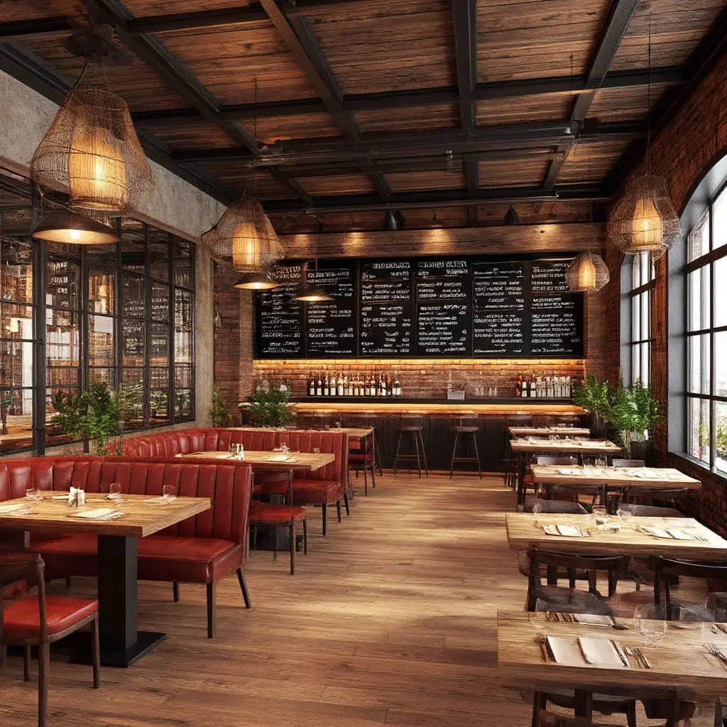 В <span>3D-модели</span> ресторана можно даже<br /> разработать меню – общий дизайн<br /> и наполнение