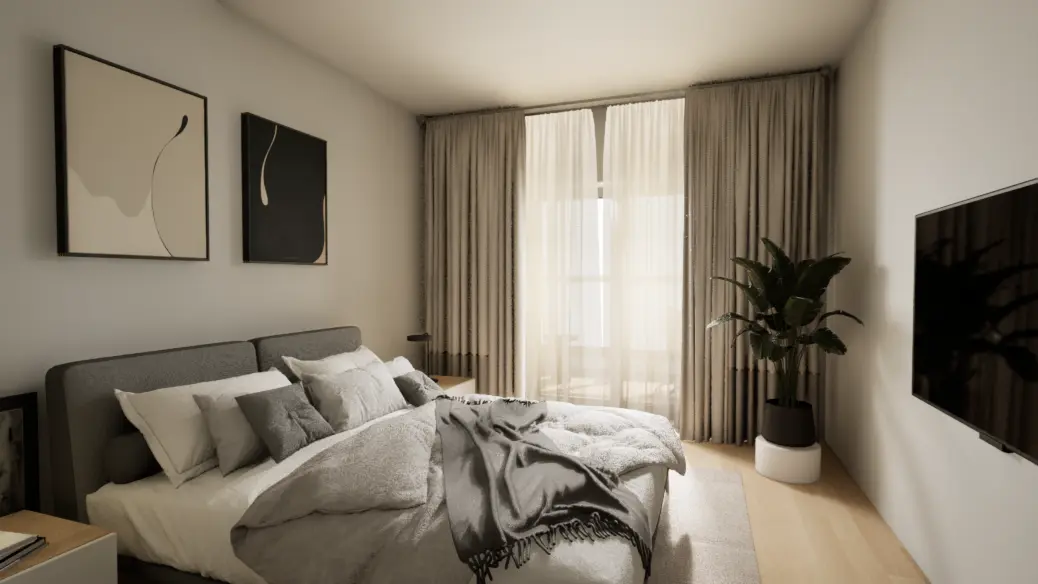 3D-модель спальни