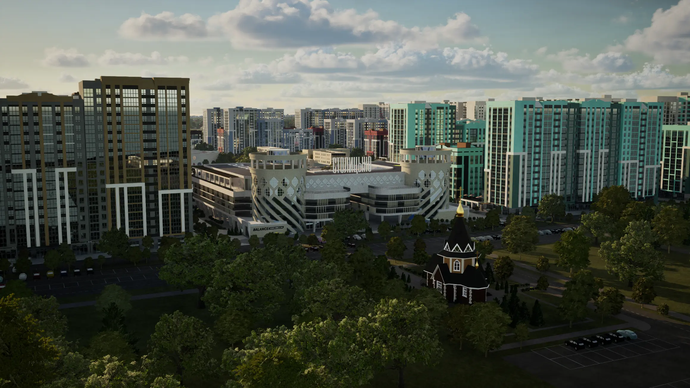 Трехмерная модель сооружения