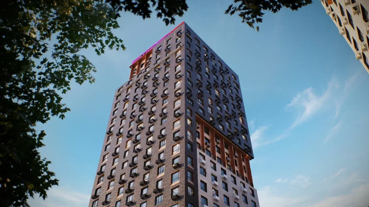 Экстерьерный рендер здания