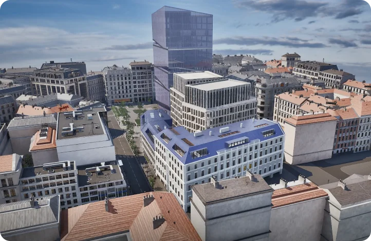 Город в Unreal Engine